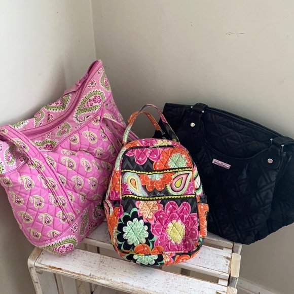 Vera Bradley Handbags - RESERVED For @3catmama Vera Bradley Trio Bundle